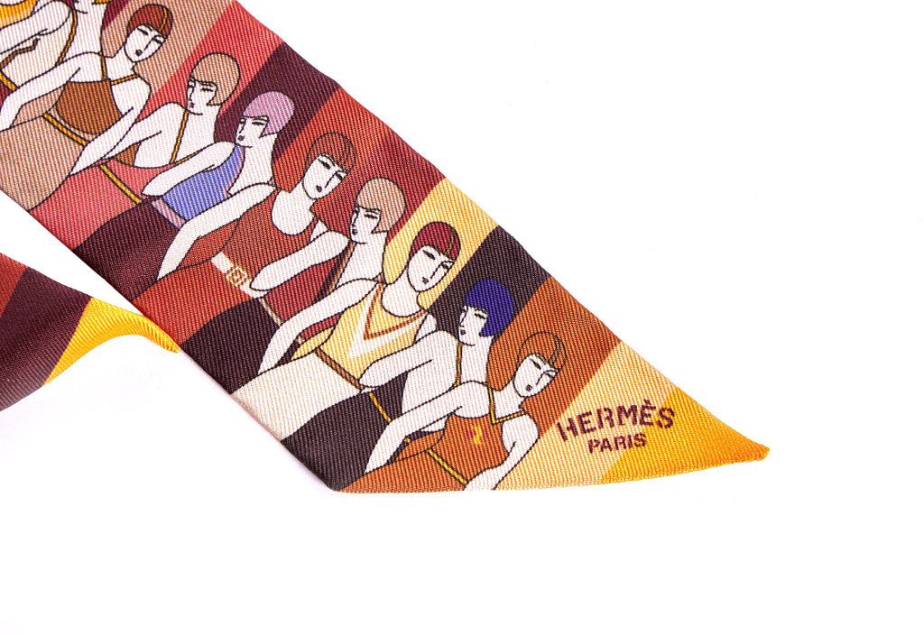 Hermès Syncronized Swimmer Silk Twilly