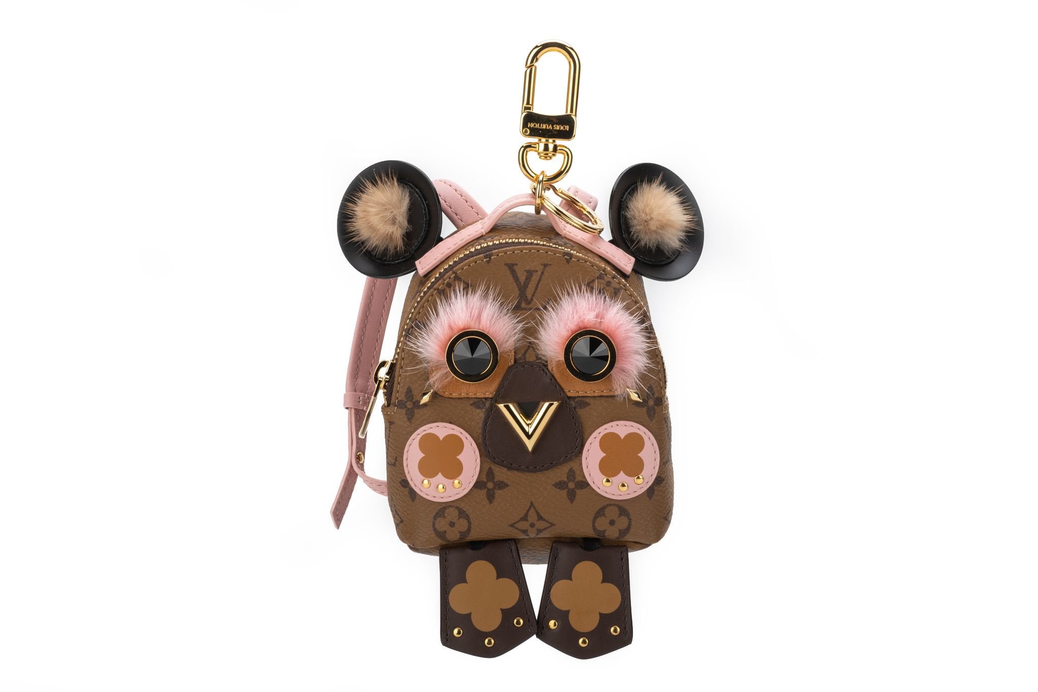 louis vuitton backpack bag charm Vuitton Mini Owl Backpack Charm