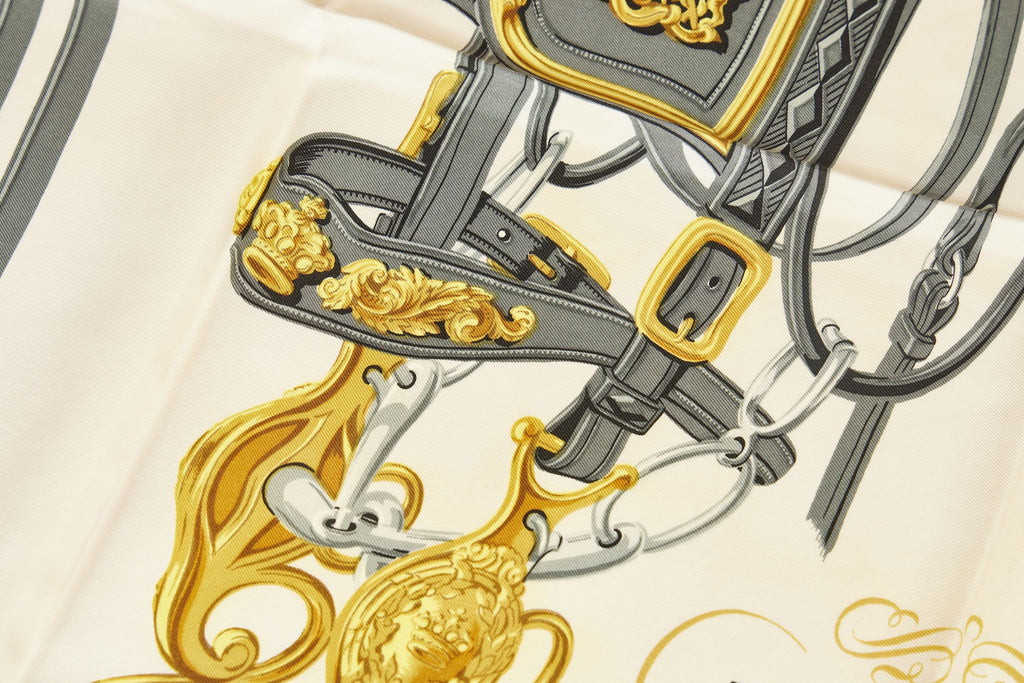 Hermès Red Brides de Gala Scarf