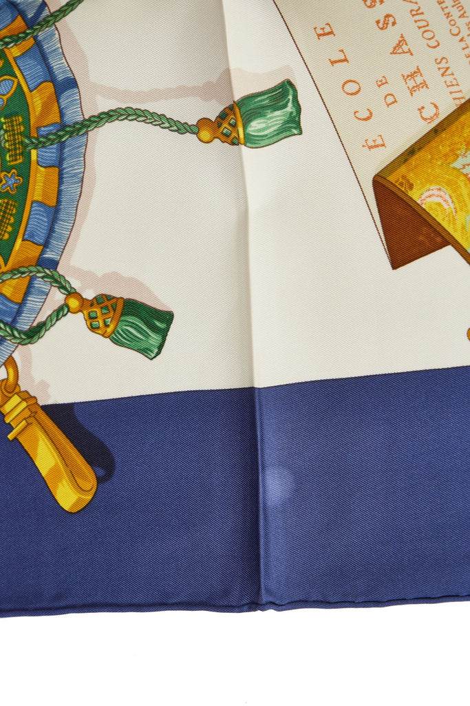 Hermes "Memoires" Blue Silk Scarf BNIB