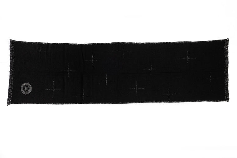 Chanel BN Black & Lurex Cashmere Shawl