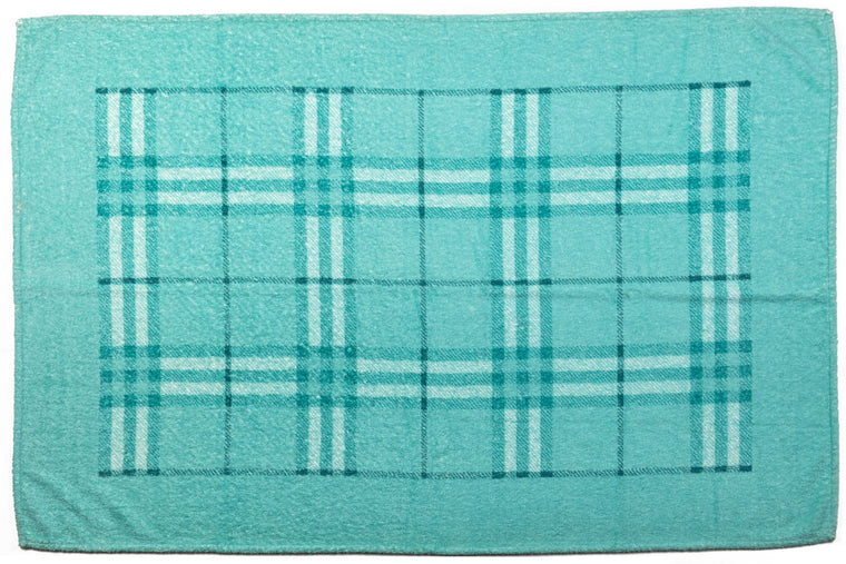 Burberry New Turquoise Cotton Towel