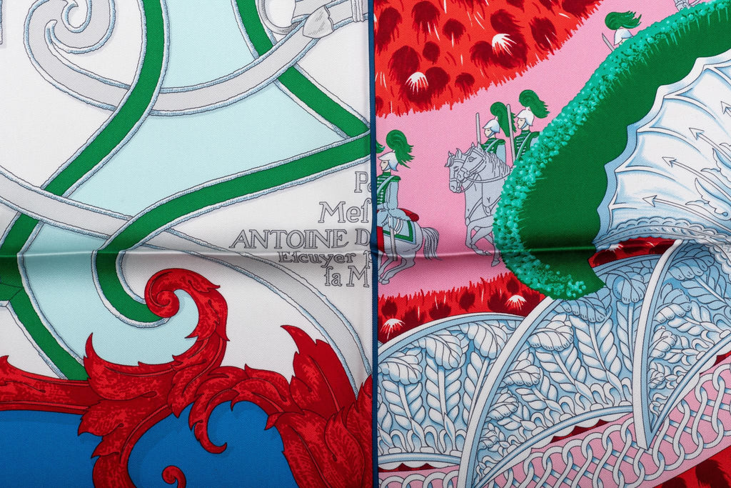 Hermes Patchwork Silk Scarf