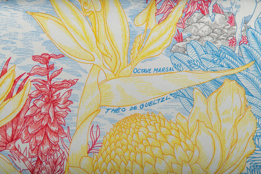 Hermes BNIB Tropical Garden Silk Scarf