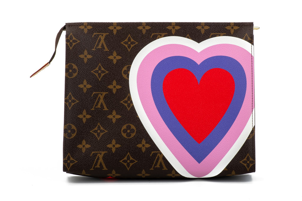 Vuitton Lim.Ed. Heart Monogram Clutch BN