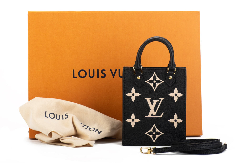 Louis Vuitton Black Mini Sac Plat
