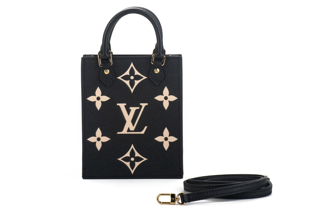 Louis Vuitton Black Mini Sac Plat