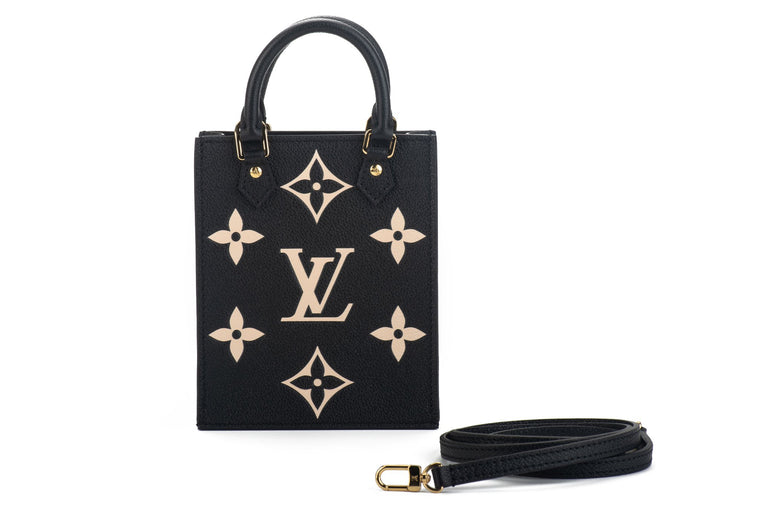 Louis Vuitton Black Mini Sac Plat