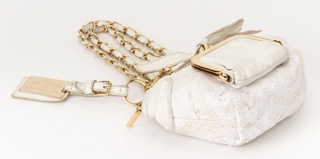 Dolce 20th Anniversary Mini White Bag