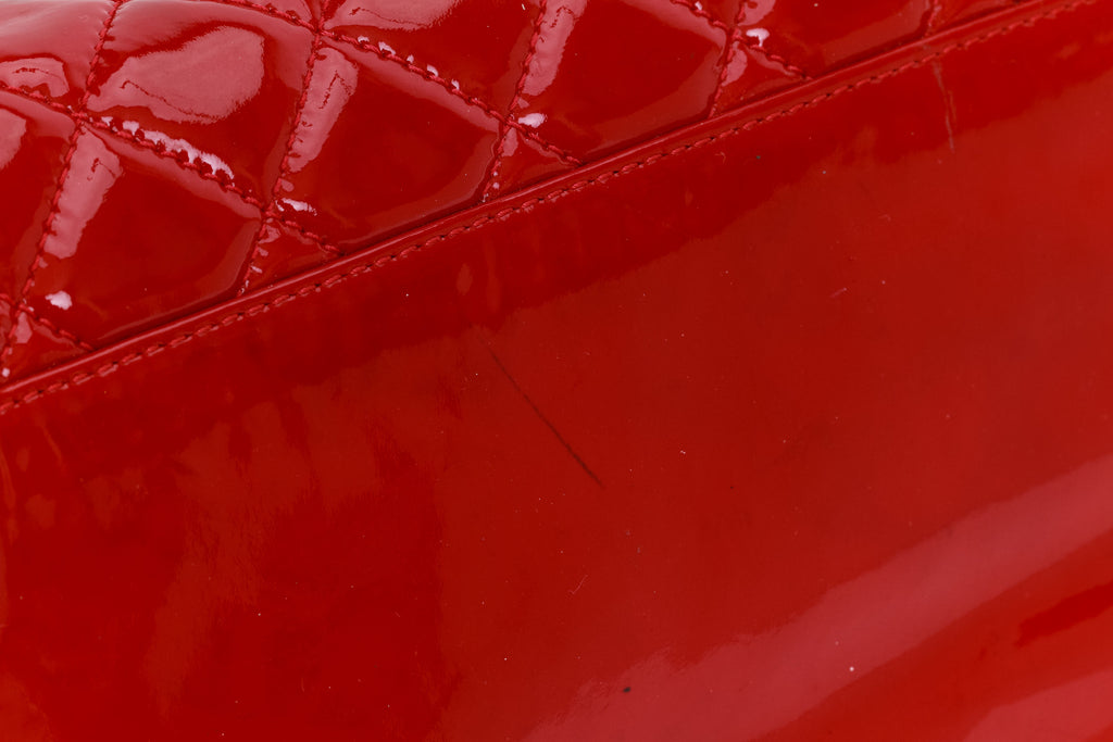 Chanel XXL Red Patent Mademoiselle