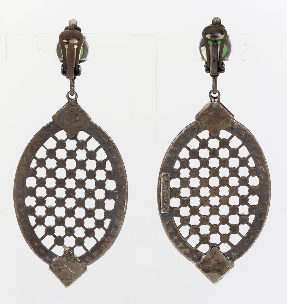 Giorgio Armani turquoise long earrings