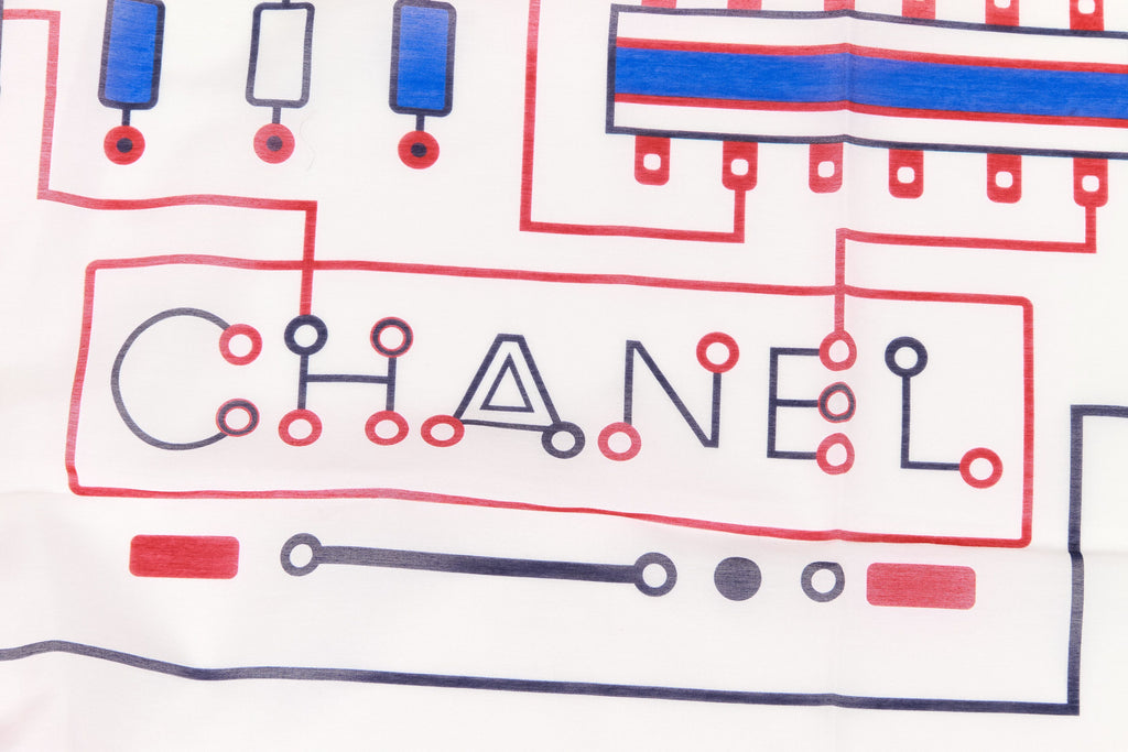 Chanel new oversize sarong/shawl red