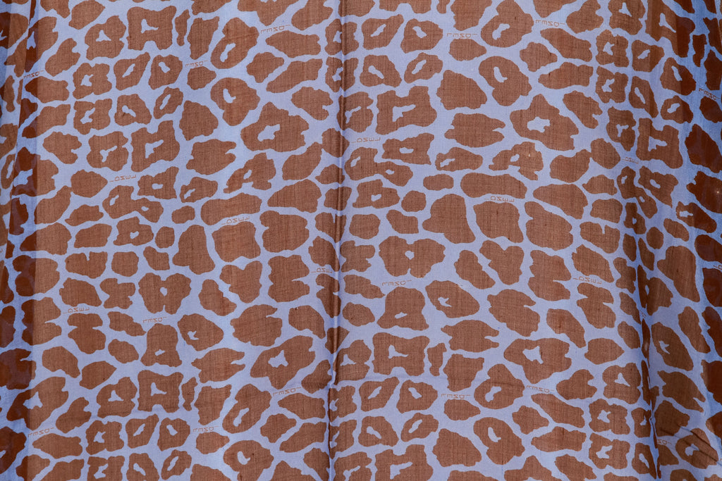 Fendi new oversize blue maroon shawl