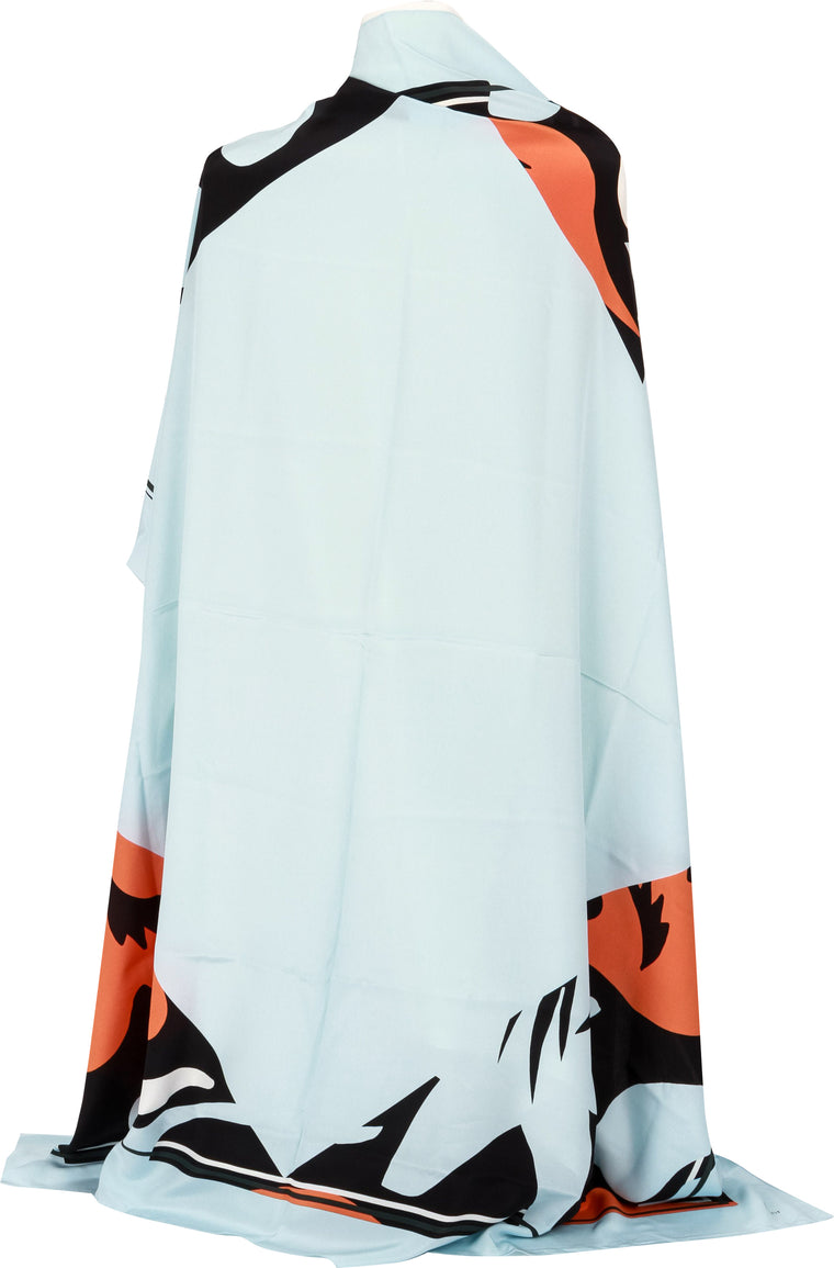 New Dior Oversized Silk Celeste Shawl