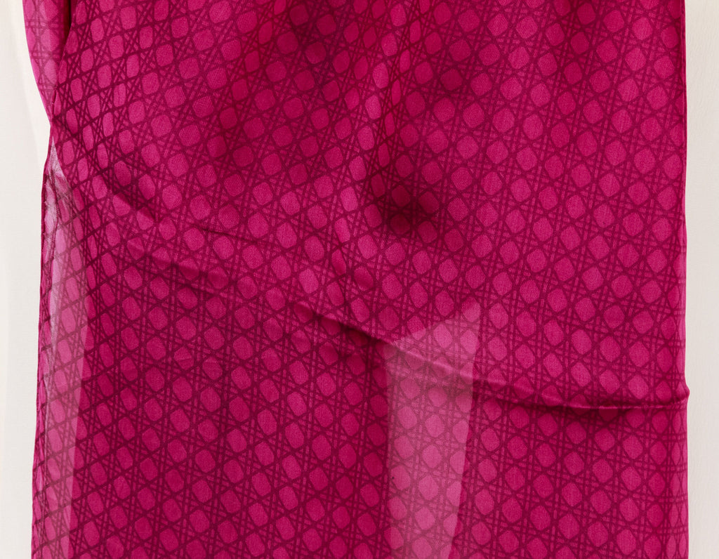 Dior Brand New Purple Quilted Stole