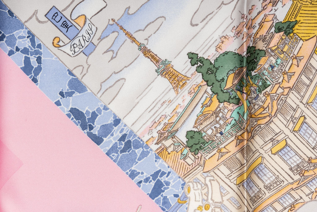 Hermès Les Artisans D Hermes Silk Scarf