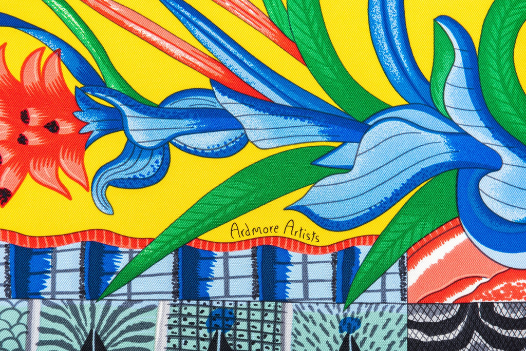 Hermes La Marche Du Zambeze Silk Scarf