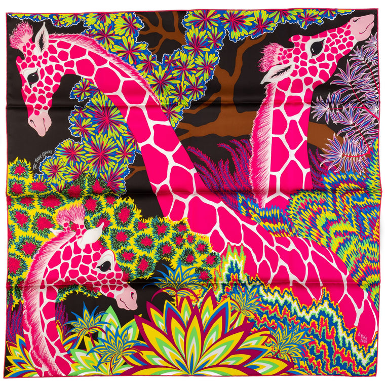 Hermès New Three Graces Back Silk Scarf