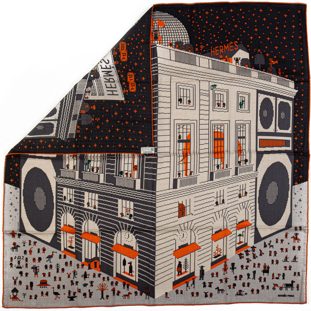 Hermès Faubourg Party Cashmere Scarf