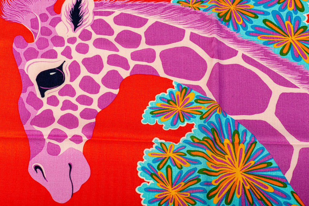 Hermès NIB Pink The three graces Shawl