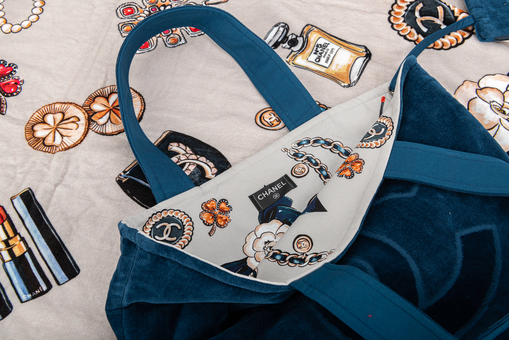 Chanel New Blue Beach Set Icons Design
