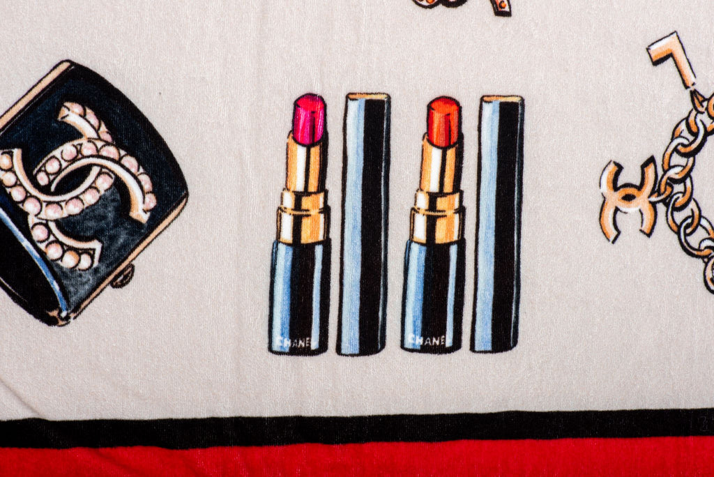 Chanel New Red Beach Set Icons Design