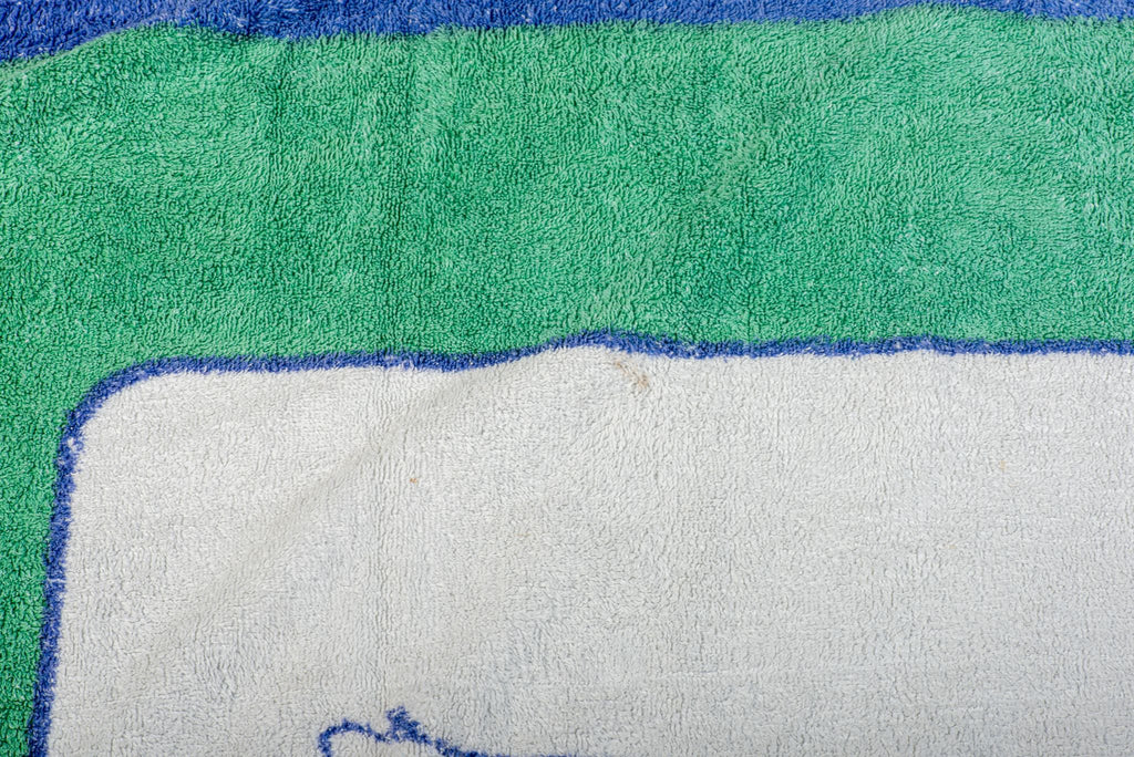 Hermes Vintage Carriage Blue Beach Towel