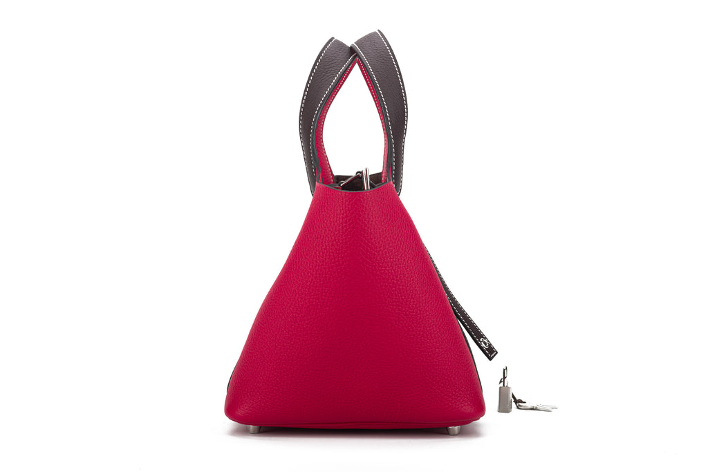 Hermès NIB Picotin 18 Rose Extreme Brown