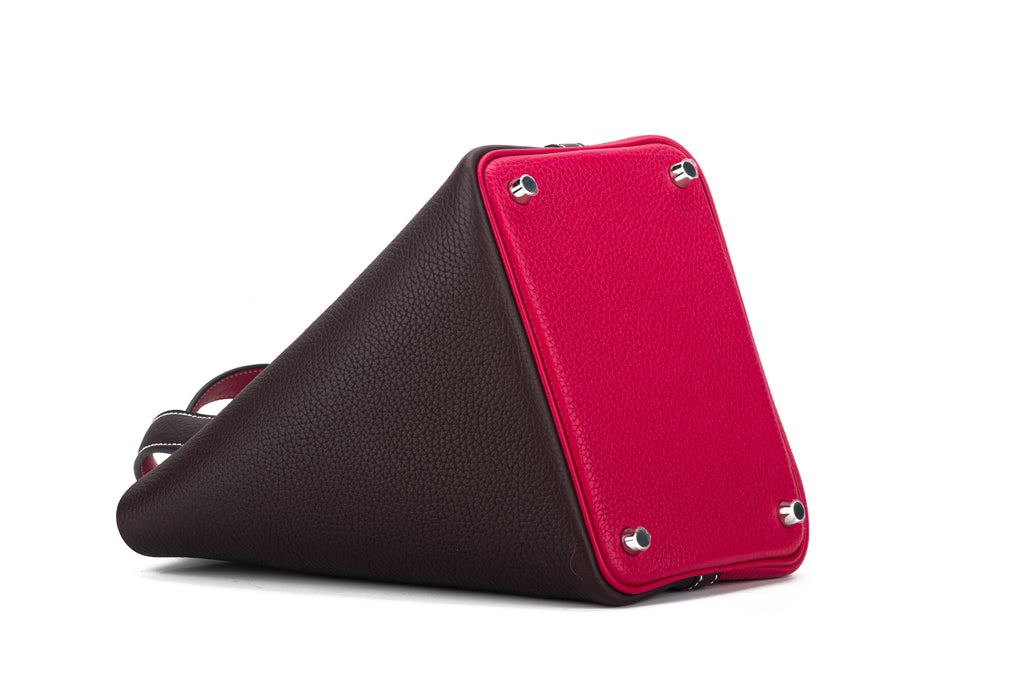 Hermès NIB Picotin 18 Rose Extreme Brown