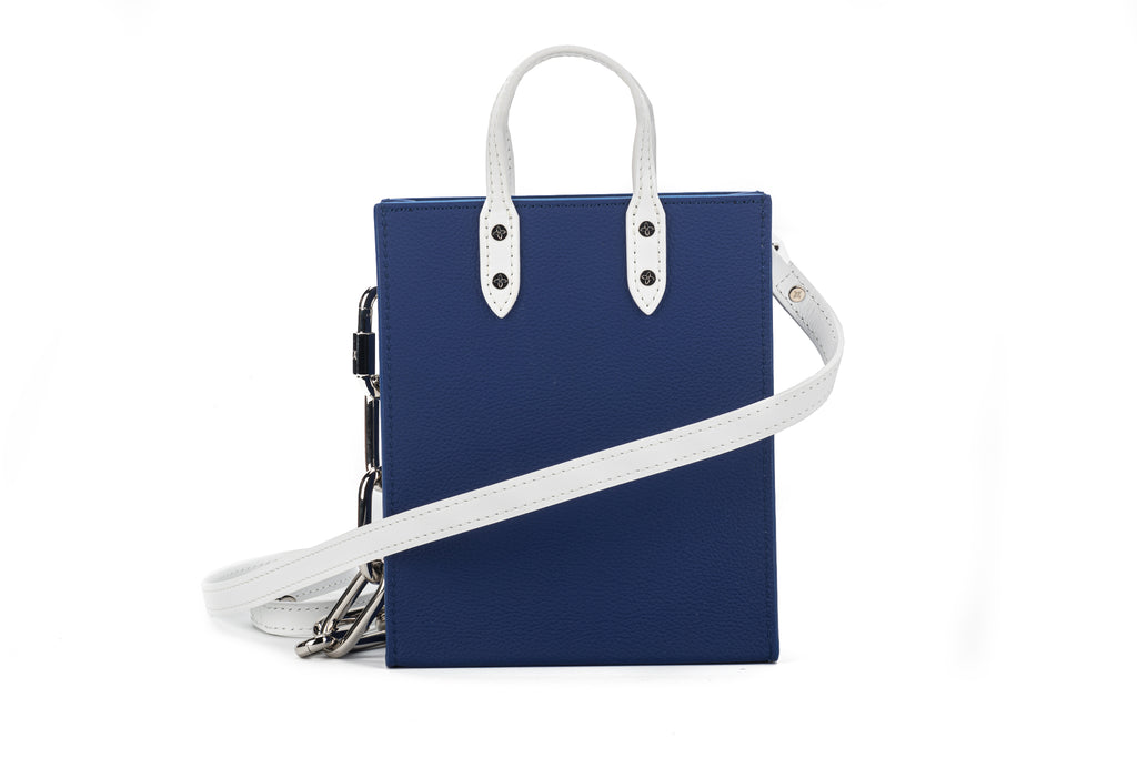 Virgil Abloh Blue Cowhide LV Sac