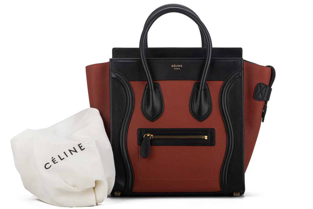 Celine New Bicolor Micro Luggage Bag