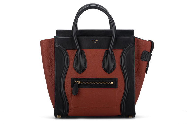 Celine New Bicolor Micro Luggage Bag