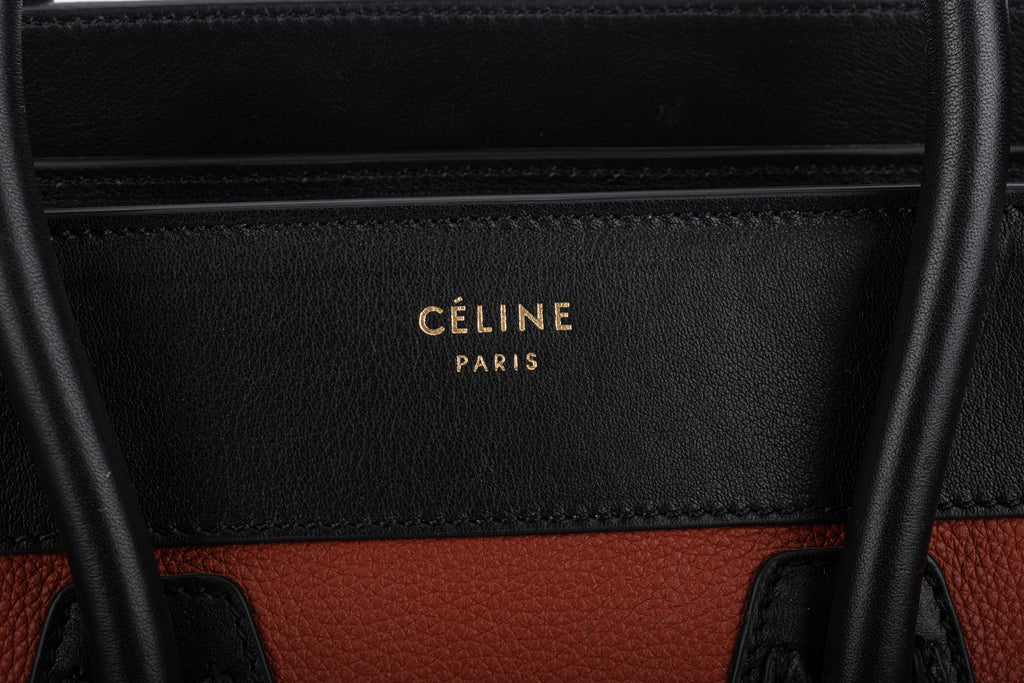 Celine New Bicolor Micro Luggage Bag
