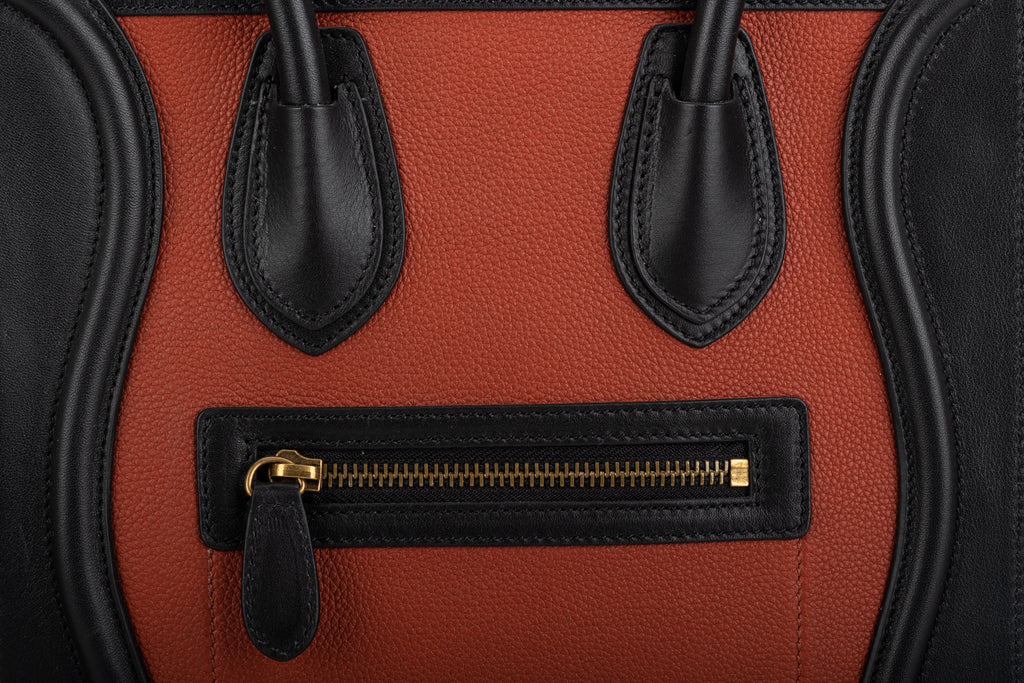 Celine New Bicolor Micro Luggage Bag