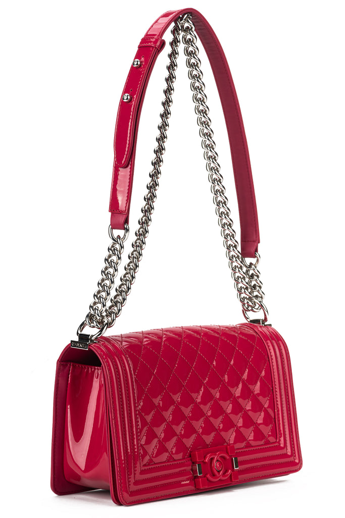 Chanel Patent Leather Old Boy