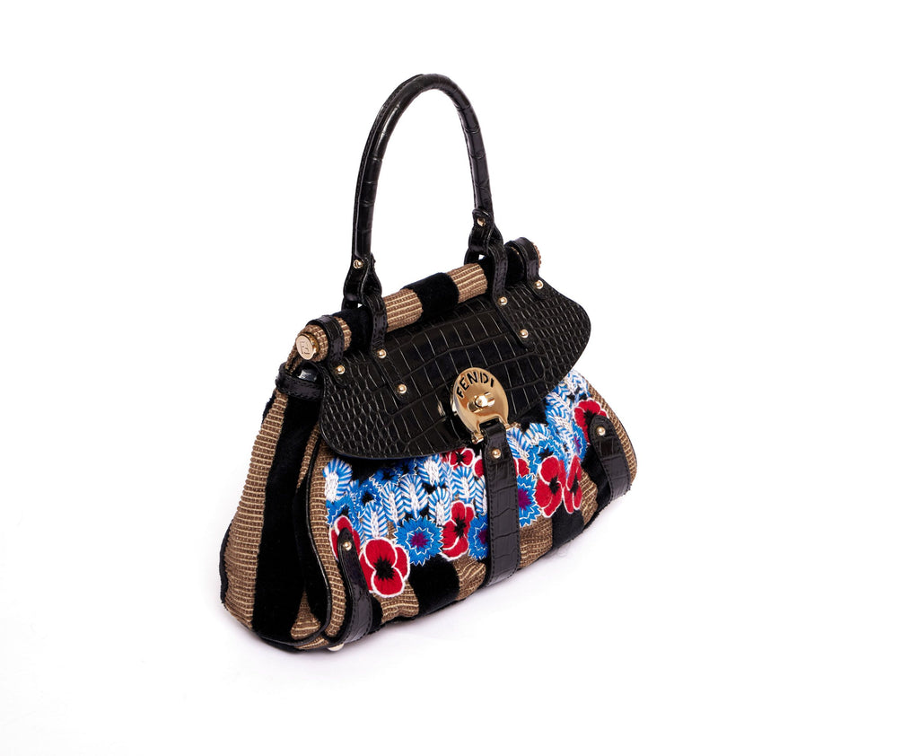 Fendi Embroidered Bag Limited Edition