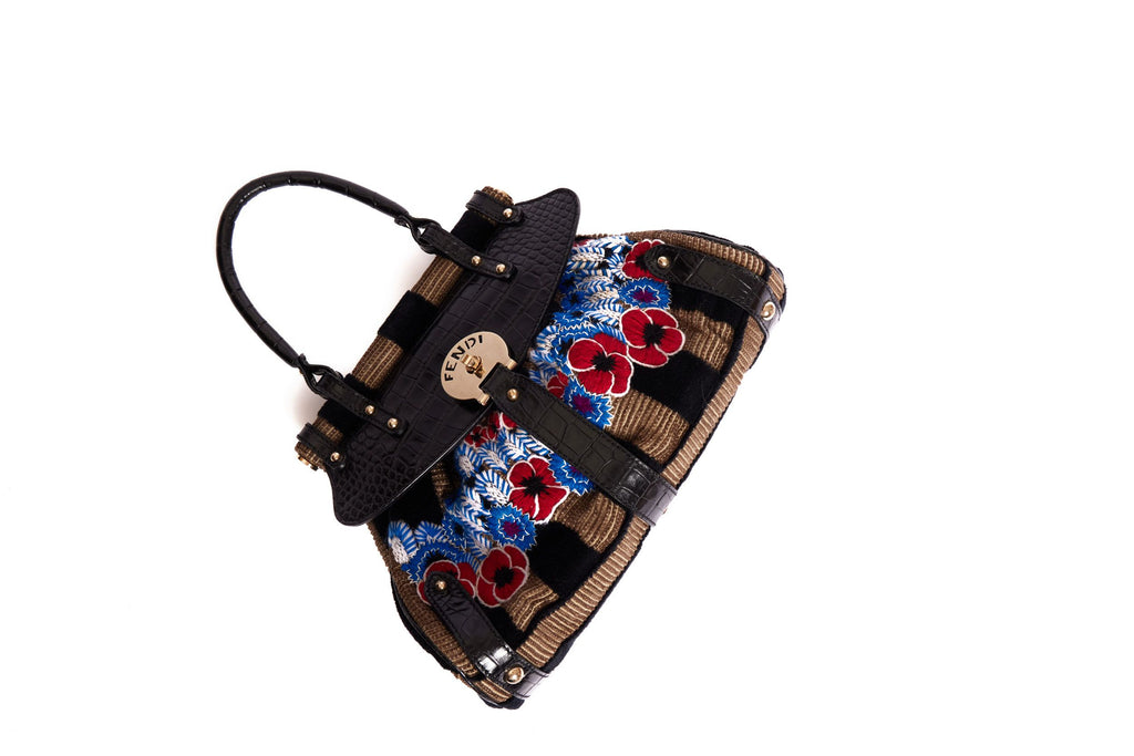 Fendi Embroidered Bag Limited Edition