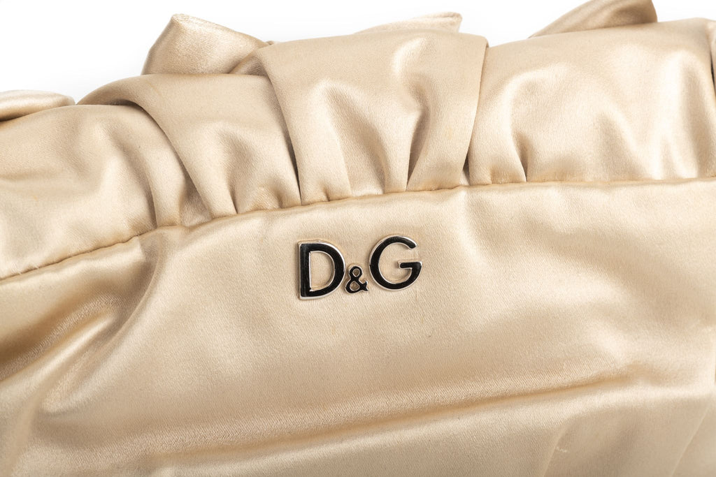 Dolce & Gabbana Bow Bag Cream/White