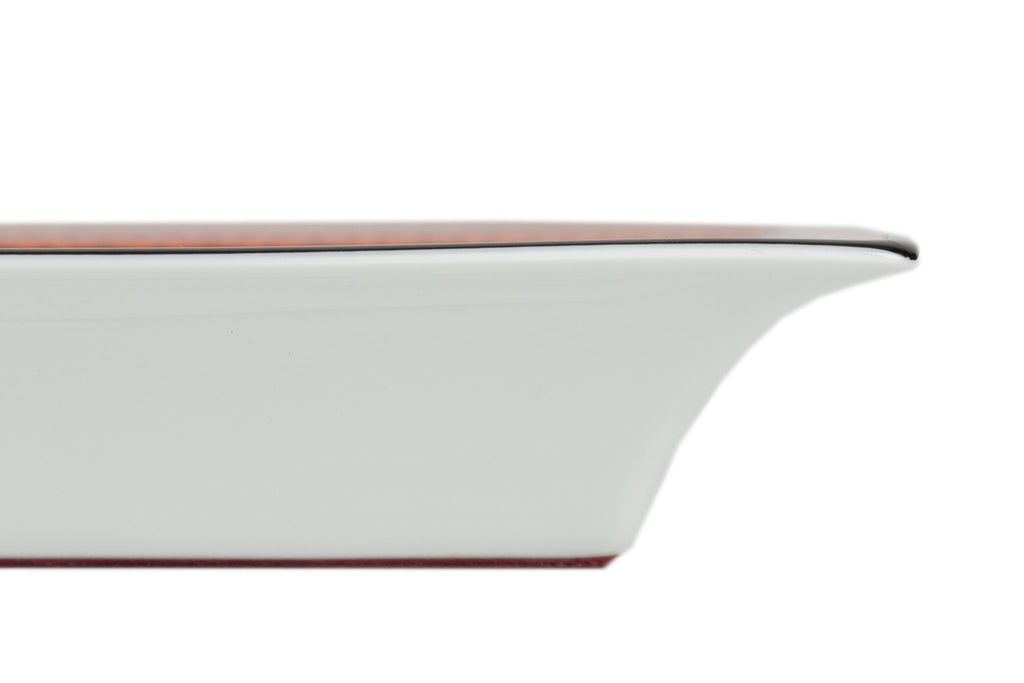 Hermès Red Orange Brandeburg Ashtray