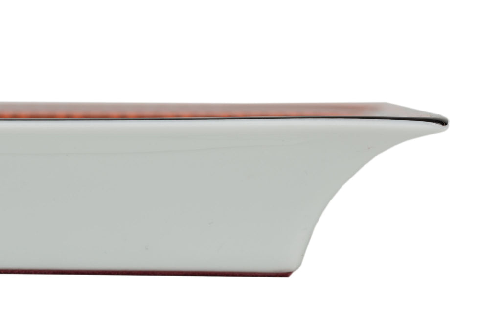 Hermès Red Orange Brandeburg Ashtray
