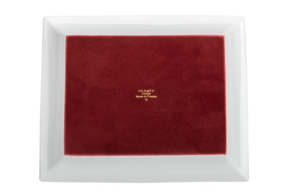 Hermès Red Orange Brandeburg Ashtray