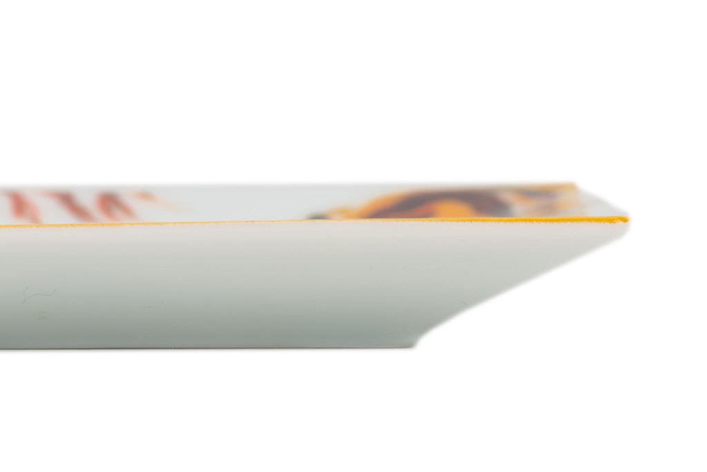 Hermès Danse Porcelaine Square Plate