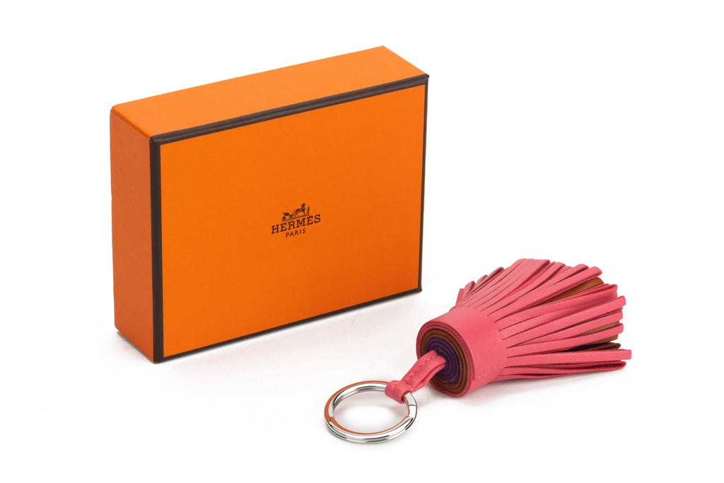 Hermès Carmen Key Ring Rose Pourpre