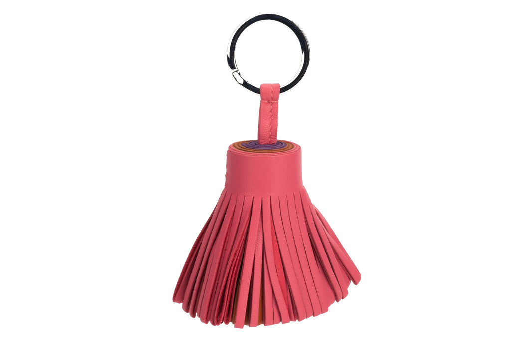 Hermès Carmen Key Ring Rose Pourpre