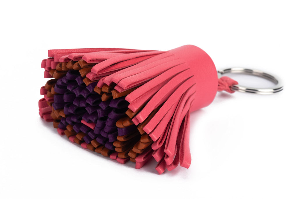 Hermès Carmen Key Ring Rose Pourpre