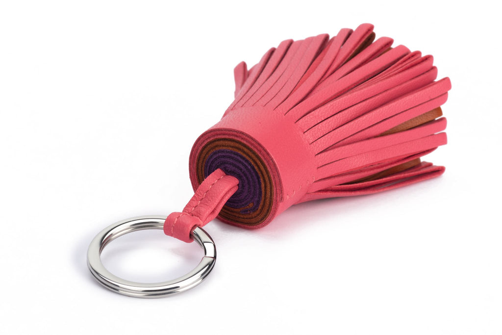 Hermès Carmen Key Ring Rose Pourpre