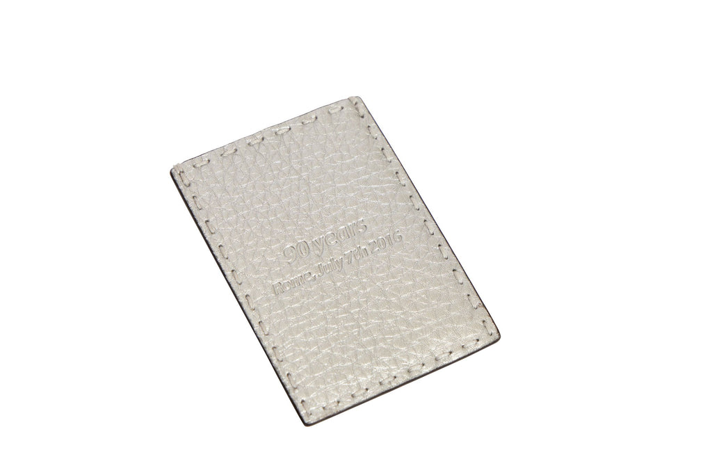 Fendi Silver Card Holder 90 Anniversary