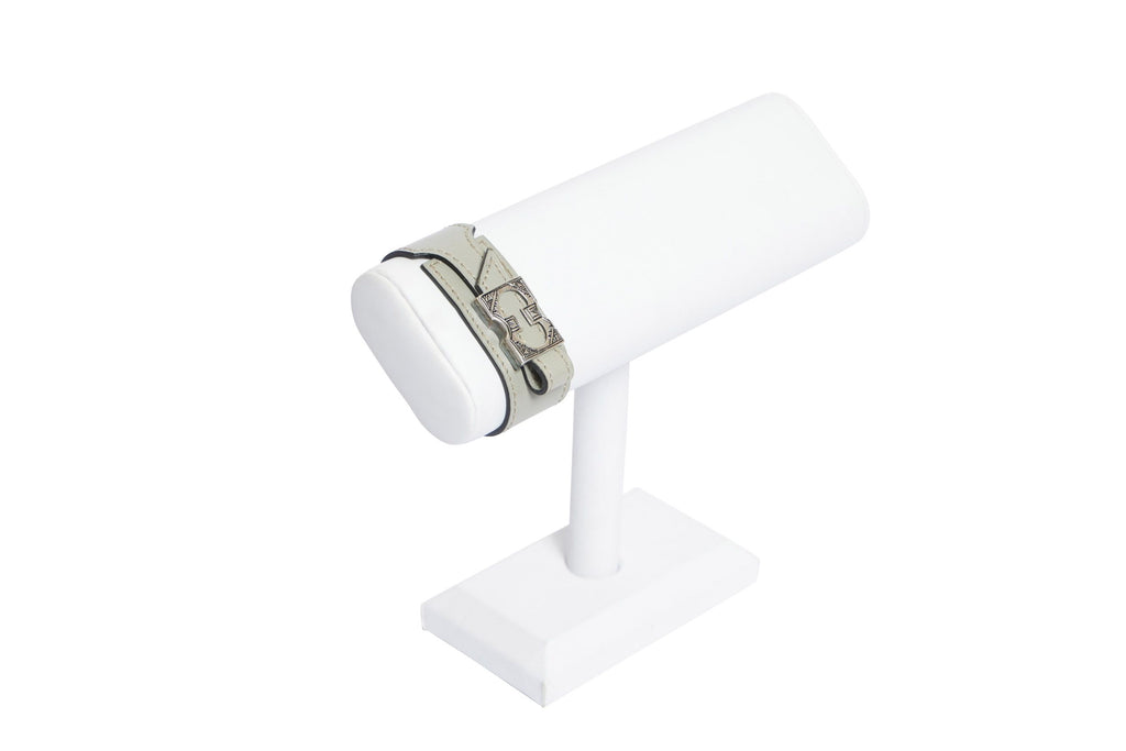 Hermes Touareg Pearl Grey Bracelet