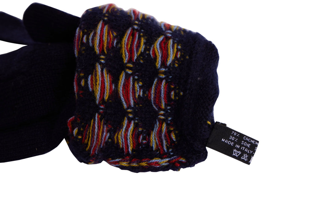 Chanel New Cashmere Gloves 7-8 Size