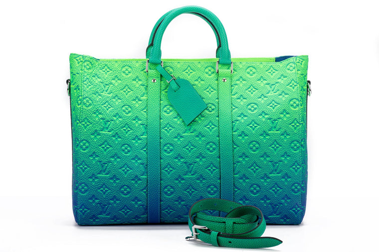 Vuitton Abloh Illusion Leather Keepall